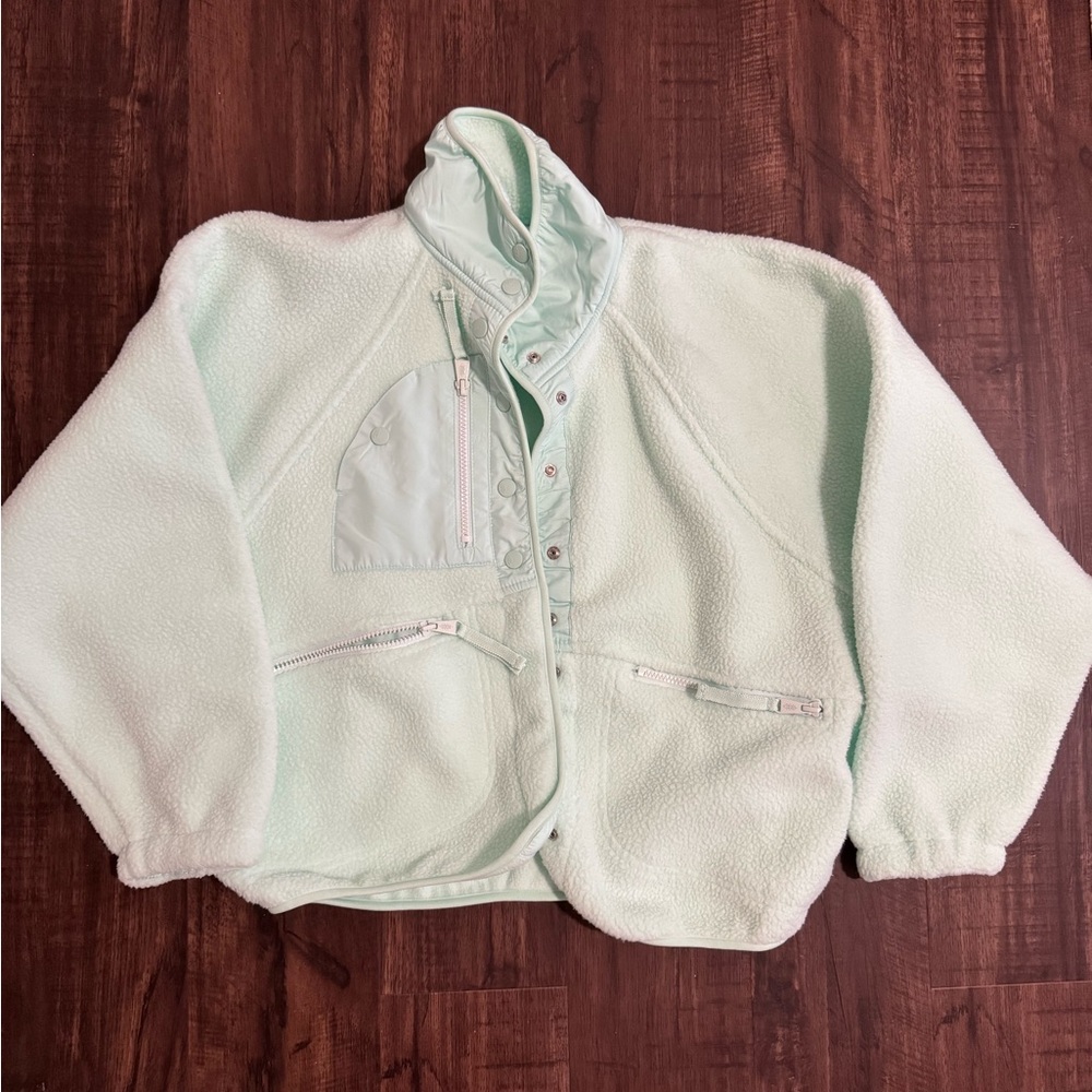 Mint Free People Hit The Slopes Jacket